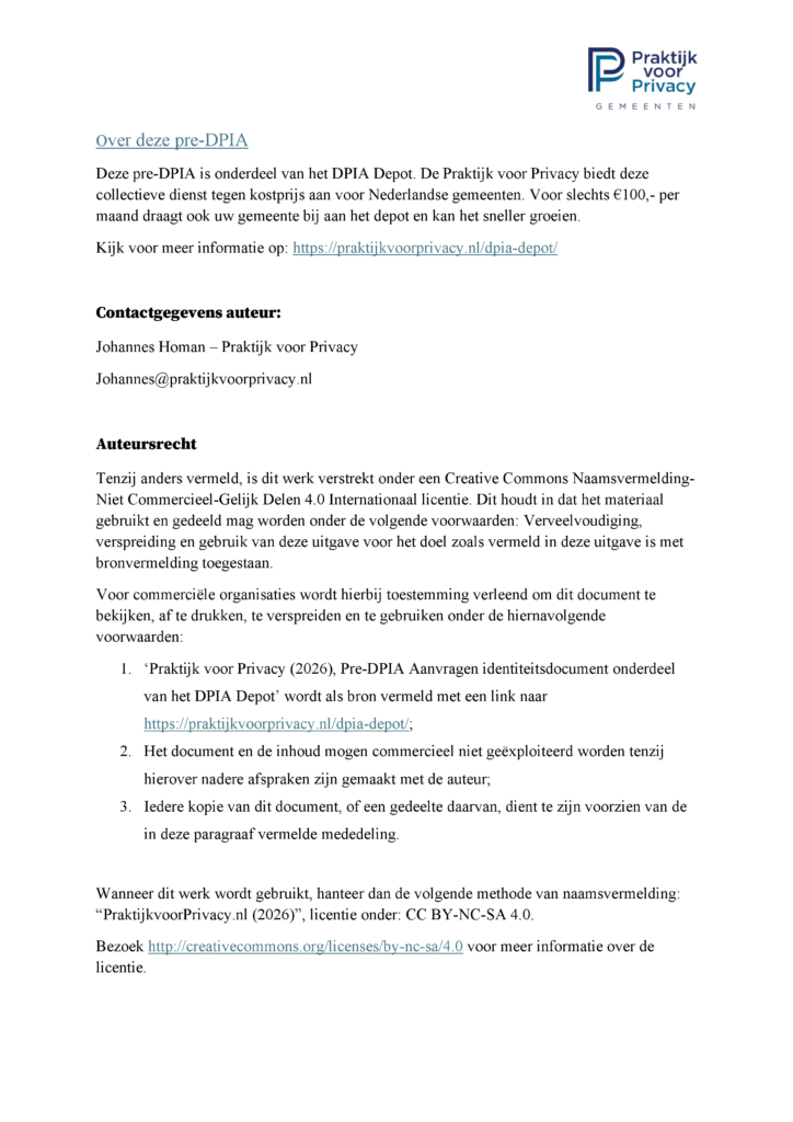 Preview pagina 3 van Aanvragen identiteitsdocumenten