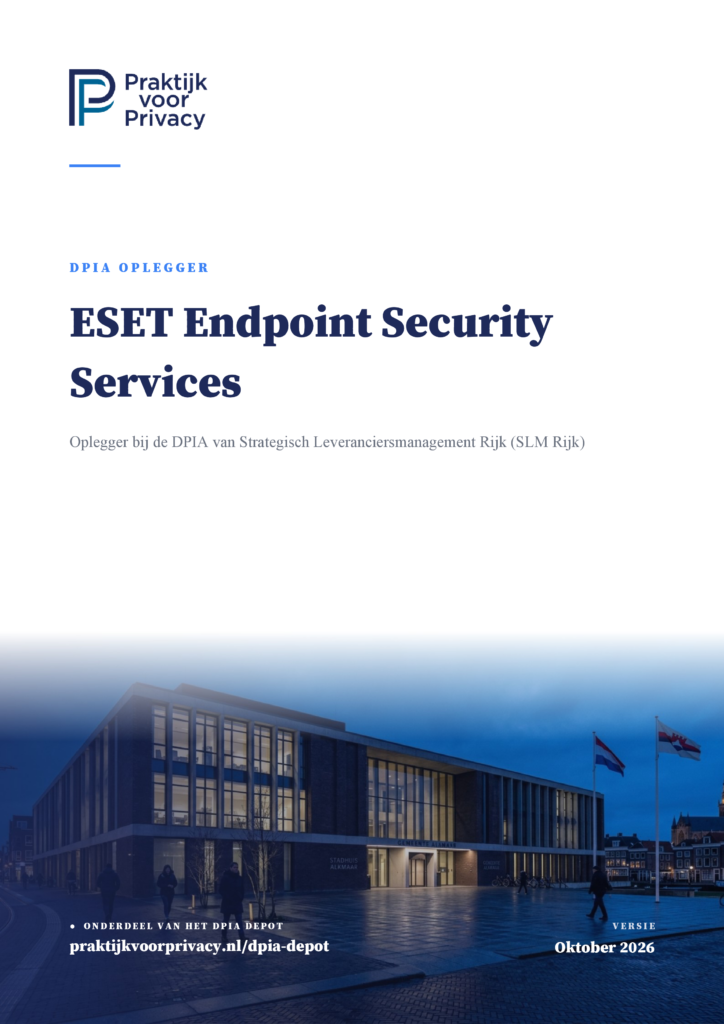 Preview pagina 1 van DPIA Oplegger ESET Endpoint Security Services