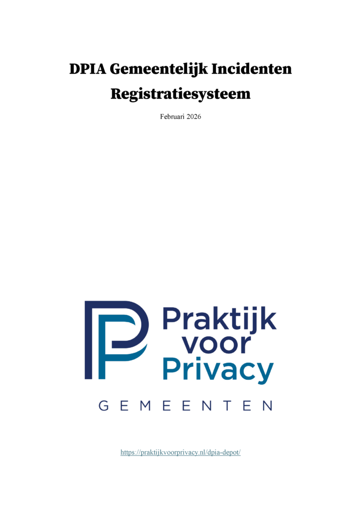 Preview pagina 1 van DPIA Gemeentelijk Incidentenregistratiesysteem (GIR)